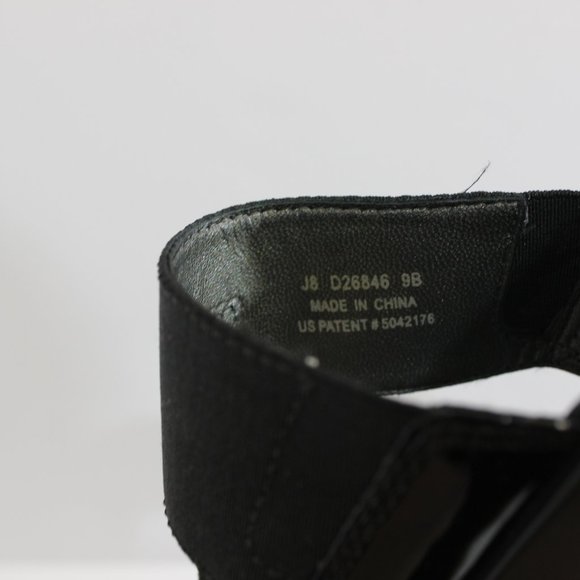COLE HAAN Black Chunky Patent Leather Sandal 9 - Picture 9 of 12